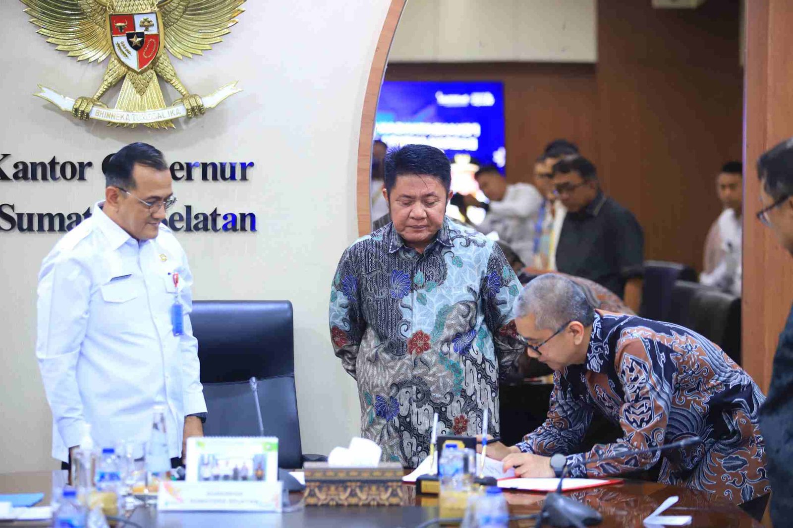 Gubernur Herman Deru Saksikan Penandatanganan NPHD antara Pemprov Sumsel dan Unsri