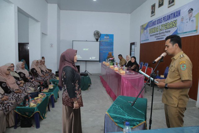 Bunda Literasi Buntu Pane Dilantik, Yusnila Tekankan Peran Strategis Tingkatkan Budaya Baca