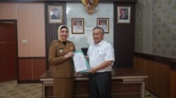 Kadis Perpustakaan Fitriana Menerima Audiensi PPFI Sumsel