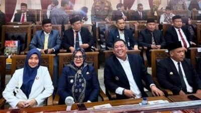 Wabup Muara Enim Hadiri HUT Kabupaten Banyuasin ke-24