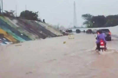 Banjir Landa Kota Serasan Sekundang, Empat Kelurahan di Landa Banjir