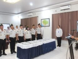 Kepala Rutan Kelas I Palembang Ikuti Ikrar dan PKS Bersih dari Narkoba, Handphone dan Pungli