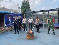 Lapas Kelas I Palembang Musnahkan Barang Bukti Hasil Penggeledahan dari Blok Hunian