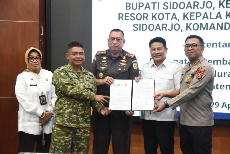 Forkopimda Sidoarjo Kompak Percepat Pembangunan Gerai Koperasi Merah Putih