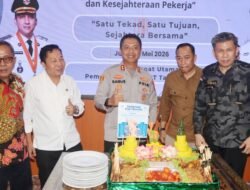Peringati May Day 2026, Anggota DPRD Ogan Ilir Ikut Aksi Doa Bersama dan Potong Tumpeng dengan Serikat Buruh