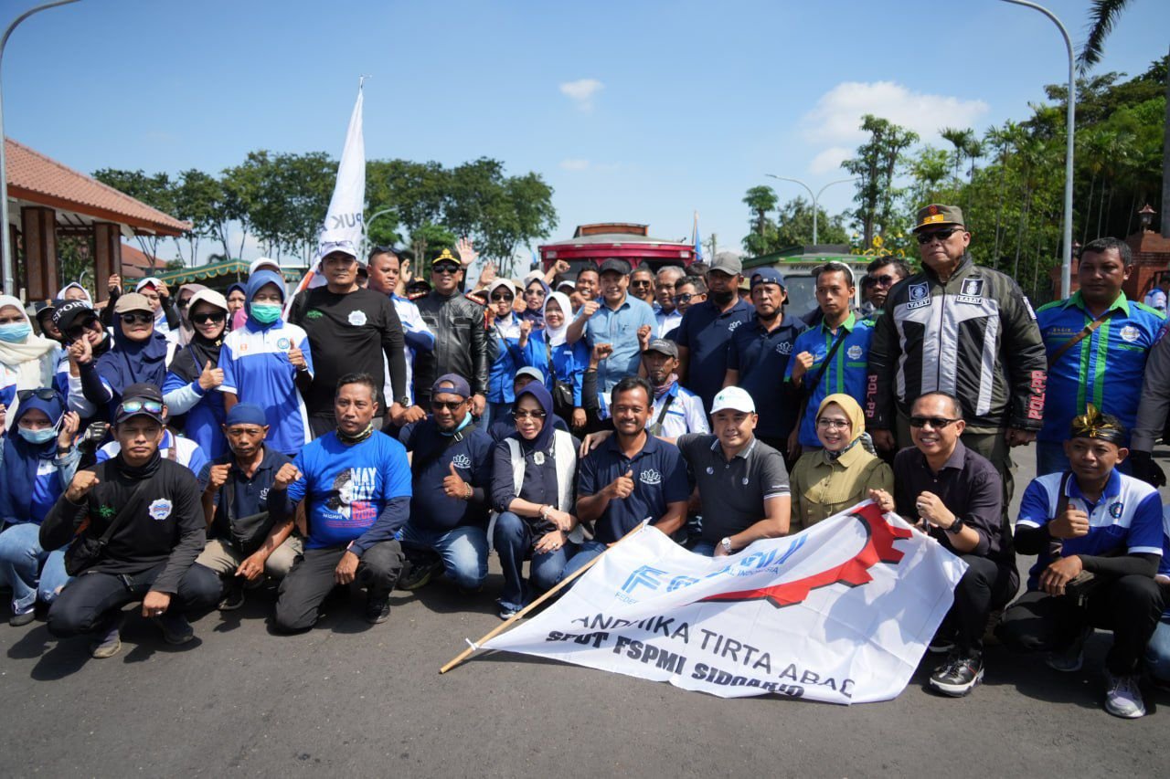 May Day di Sidoarjo Kondusif, Pemkab Kawal Hak Buruh hingga Akses Pendidikan Anak Pekerja