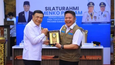 Dampingi Menko Polkam, Herman Deru dan Cik Ujang Ajak Masyarakat Sumsel Jaga Kondusivitas