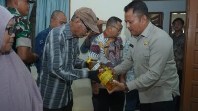 Wakil Bupati Asahan Salurkan Bantuan Pangan untuk 2.523 Keluarga di Bandar Pulau