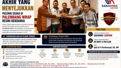Akhir Damai Polemik “Palembang Wrap”: Para Pihak Sepakat Tutup Sengketa Secara Kekeluargaan