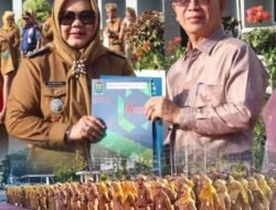 Wabup Pimpin Apel Bulanan, Apresiasi 38 Tahun Pengabdian Harson Sunardi  
