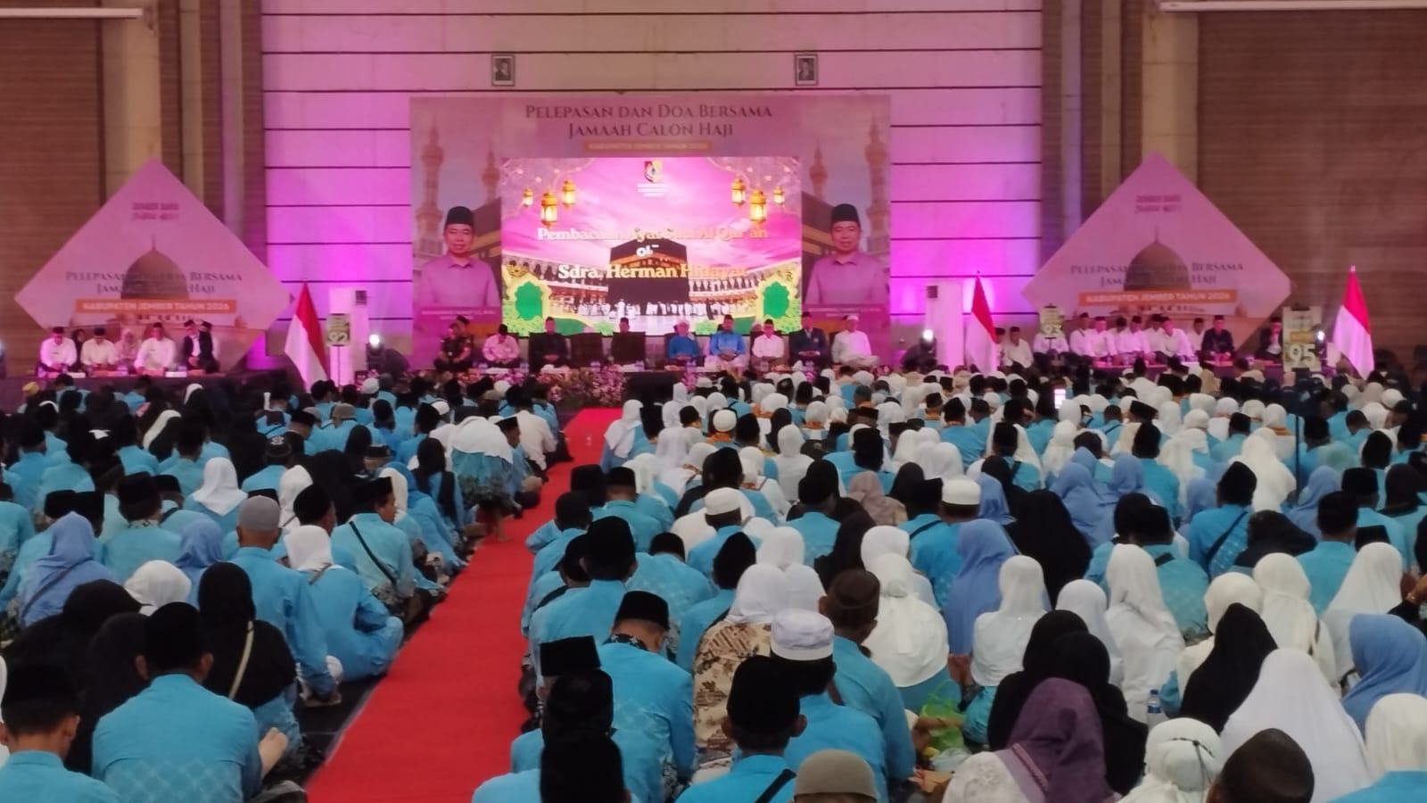 Pemkab Jember Lepas 2.956 Calon Jemaah Haji Kloter 90–98, Berikut Jadwal Keberangkatan