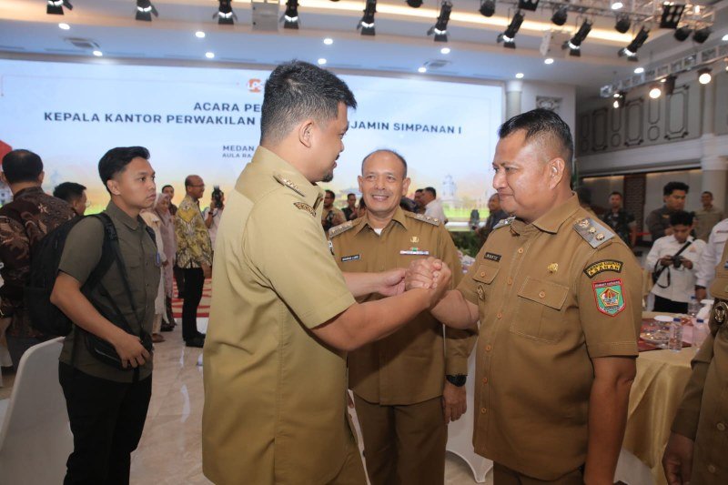 Kepala Perwakilan LPS I, Resmi Dikukuhkan Gubernur Sumatera Utara