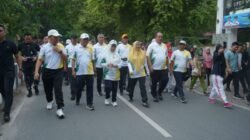 Jalan Santai Meriahkan Dies Natalis Ke-40 UNA, Wagubsu dan Bupati Asahan Lepas 2.500 Peserta