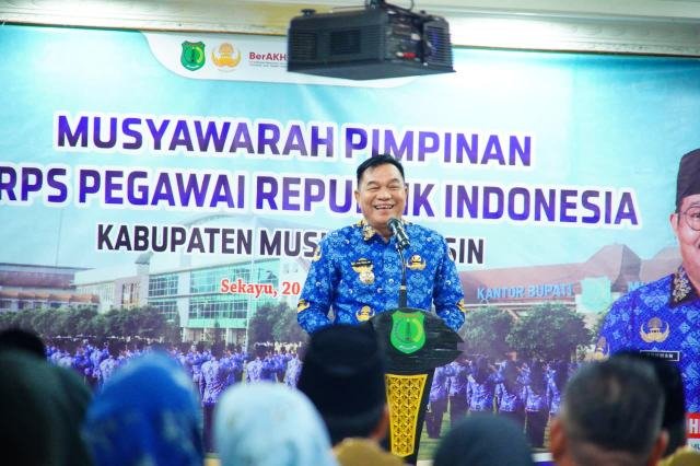 Buka Musyawarah Korpri, Bupati Toha Tekankan Amanah dan Kekompakan ASN