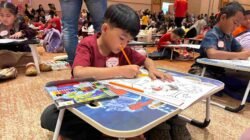Ribuan Anak Meriahkan Lomba Mewarnai Alfamart dan SGM Eksplor di Palembang