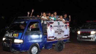 Pawai Takbiran Meriahkan Malam Jelang Idul Adha 1447 H di Asahan, Bupati Lepas 100 Unit Peserta