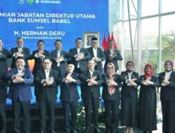 Wabup Netta Hadiri Peresmian Jabatan Dirut Bank Sumsel Babel
