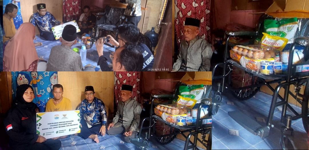 Jumat Berkah, Baznas Palembang Kembali Salurkan Bantuan untuk Warga Kertapati