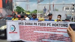 Ratusan Buruh PT Hoktong Tuntut Hentikan PHK Sepihak dan Bayar Upah Lembur