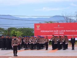 Polda Sulawesi Tengah Peringati Hari Lahir Pancasila Ke-81, Tegaskan Komitmen Persatuan dan Perdamaian