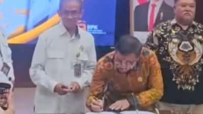 Bupati dan Wakil Bupati Hadiri Penyerahan Laporan Hasil Pemeriksaan BPK