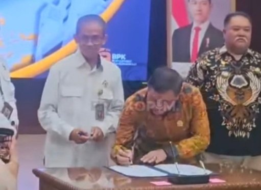 Bupati dan Wakil Bupati Hadiri Penyerahan Laporan Hasil Pemeriksaan BPK
