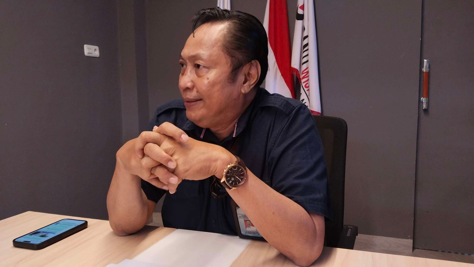 Sekretaris PGRI Sumsel PB PGRI Teguh Sumarno, H. Wijaya