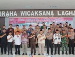 Bupati Rifai Tajudin Menghadiri Doa Lintas Agama di Polres Bengkulu Selatan