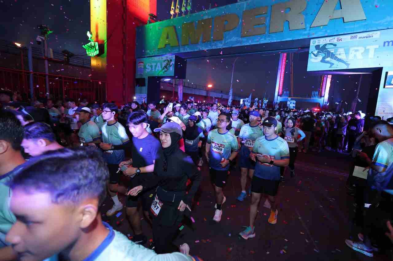 Sambut HUT Palembang ke-1343, Ribuan Pelari dari 140 Daerah Ramaikan Mandiri Ampera Tourism Run