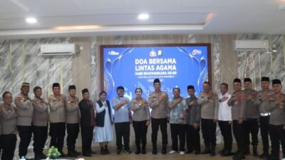 Doa Bersama Lintas Agama, Perkuat Persatuan di Hari Bhayangkara Ke-80
