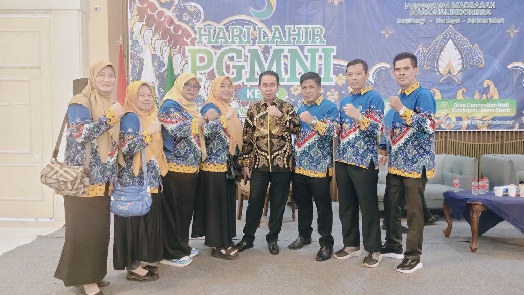 Hadiri Harlah Ke-5 PGMNI, Ketua PW Sumsel Hendri Sudirman Komitmen Perjuangkan Kesejahteraan Guru Madrasah