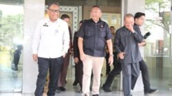 Karutan Dampingi Kakanwil Ditjenpas Sumsel Bahas PKS Persidangan Elektronik 
