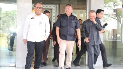 Karutan Dampingi Kakanwil Ditjenpas Sumsel Bahas PKS Persidangan Elektronik