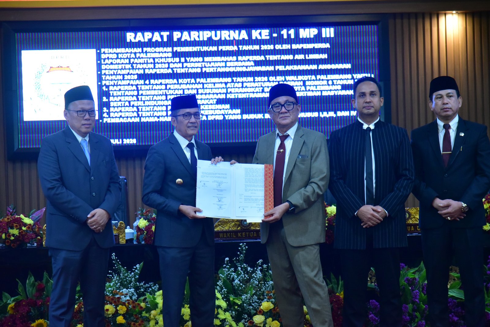 Pemkot dan DPRD Palembang Setujui Raperda Air Limbah