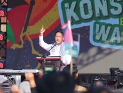 Ribuan Warga Padati Aksi Bela Palestina Jilid VI, Wali Kota Ratu Dewa : Ini Bukan Aksi Biasa