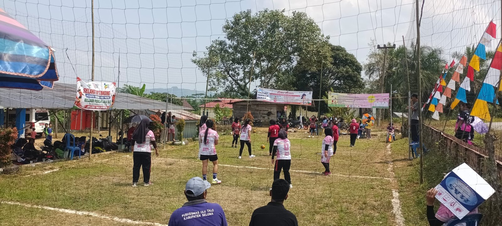 Kesjaor Puskesmas Ulu Talo Gelar Turnamen Bola Voli Putri, Diikuti 22 Tim