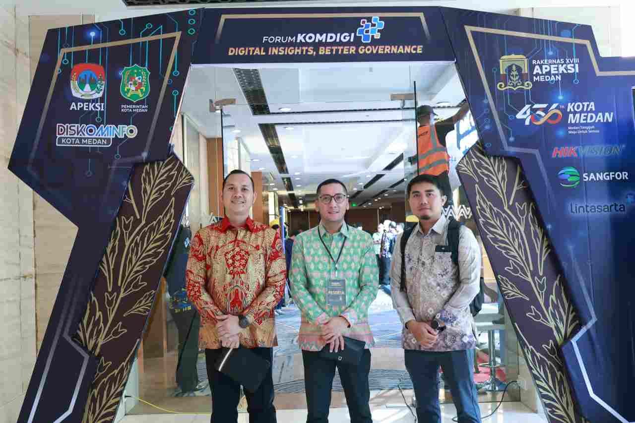 Kominfo Palembang Perkuat Tata Kelola Digital Lewat Forum KOMDIGI Better Governance di Medan