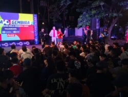 Ribuan Warga Padati Nobar Resmi Piala Dunia 2026 di TVRI Sumsel, UMKM Lokal Kebanjiran Pengunjung