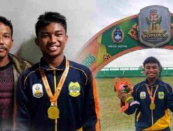 Penantian 20 Tahun, Pelajar Asal Lingga Raih Emas Perdana Popda Kepri 