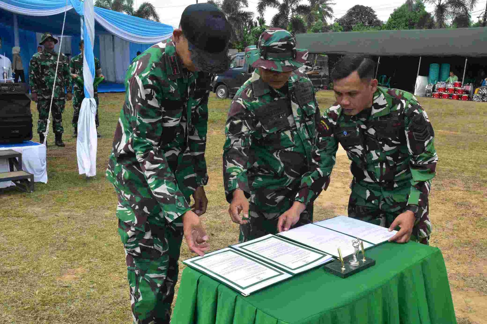 Kasdim 0418/Palembang Tinjau Kesiapan Pembukaan TMMD ke-129 di Talang Jambe