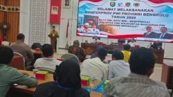 Konferprov PWI Bengkulu 2026 Satu Visi, Satu Misi Memperkuat Solidaritas Wartawan