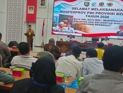 Konferprov PWI Bengkulu 2026 Satu Visi, Satu Misi Memperkuat Solidaritas Wartawan