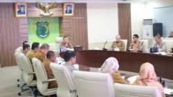 Rapat Kerja Tim Optimalisasi Pendapatan Asli Daerah Pokja Legalitas Pelaku Usaha yang digelar di Ruang Rapat Serasan Sekate, Gedung Sekretariat Daerah Muba, Selasa (21/07/2026)