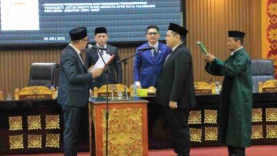 M. Djody Nugraha P.A. resmi dilantik sebagai Anggota DPRD Kota Palembang melalui mekanisme Pergantian Antar Waktu (PAW) sisa masa jabatan 2024–2029