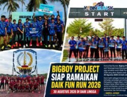 Bigboy Project Siap Ramaikan Daik Fun Run 2026, Motivasi Generasi Muda Lingga