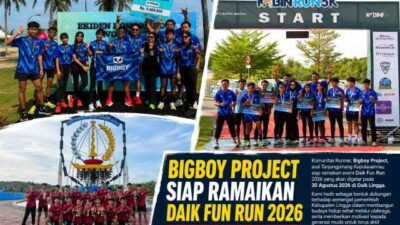 Bigboy Project Siap Ramaikan Daik Fun Run 2026, Motivasi Generasi Muda Lingga
