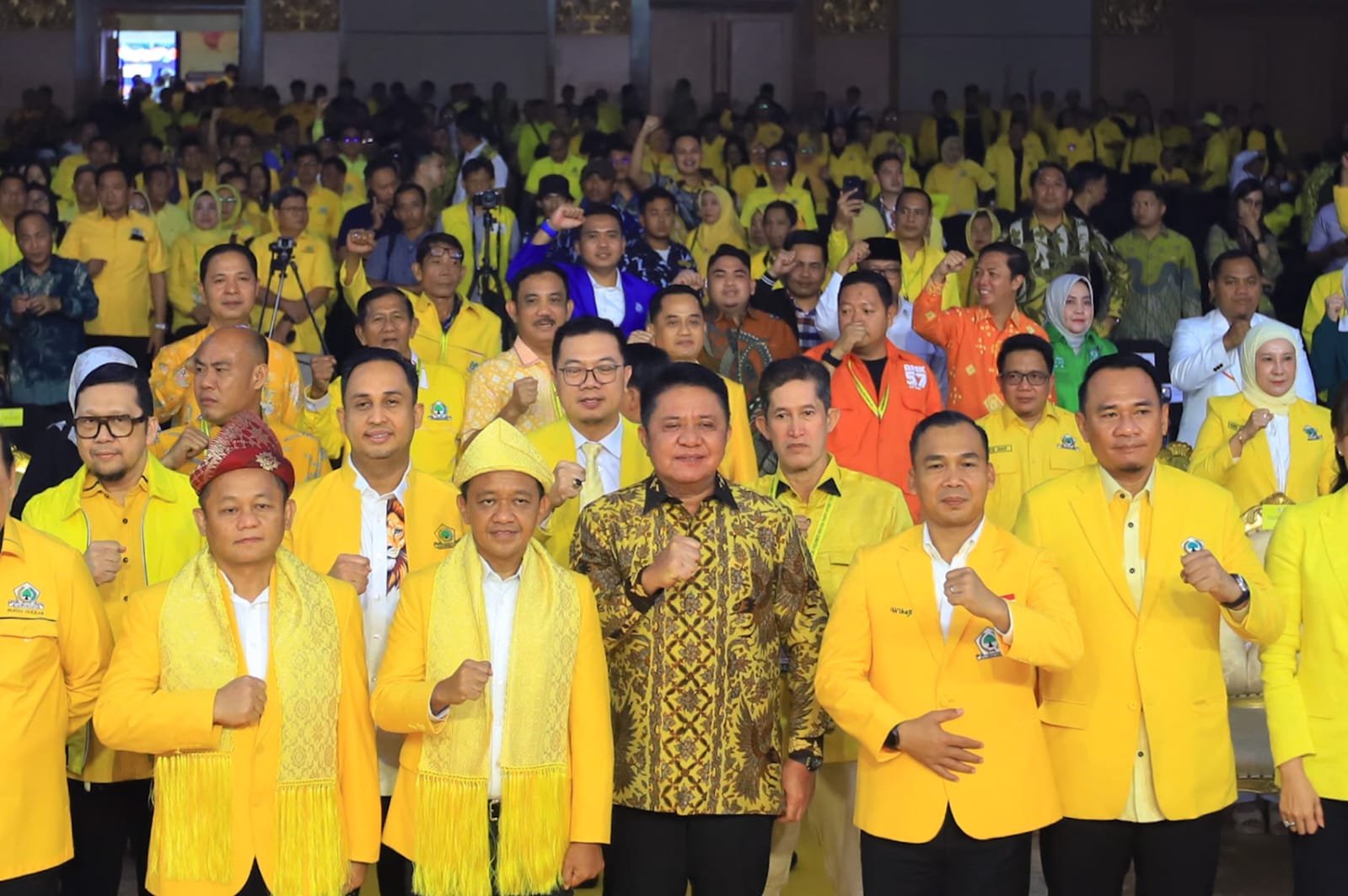 Gubernur Sumatera Selatan (Sumsel) H. Herman Deru menghadiri pembukaan Musyawarah Daerah (Musda) XI Partai Golkar Provinsi Sumatera Selatan