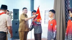 Lepas 74 Pramuka Muba ke Jamnas XII, Bupati Toha: Jaga Nama Baik Daerah