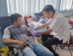 Penuhi Stok Darah di Palembang, DWP dan PMI Gelar Donor Darah