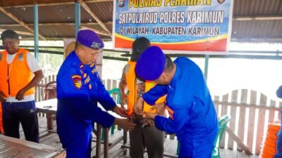 Polri Tingkatkan Keselamatan Nelayan di Perairan Karimun